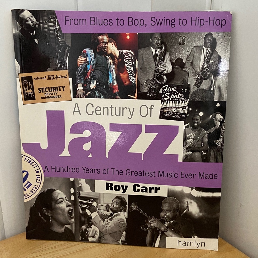 A Century of Jazz Book by Roy Carr hamlyn music history art print book vintage